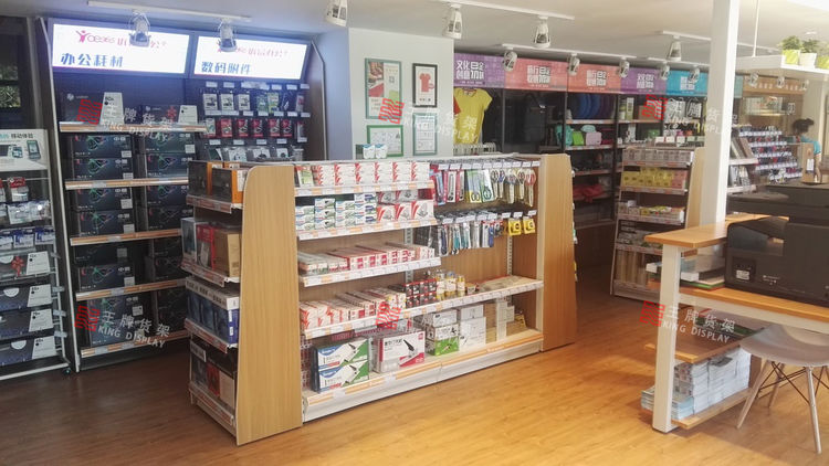 文具精品办公用品货架